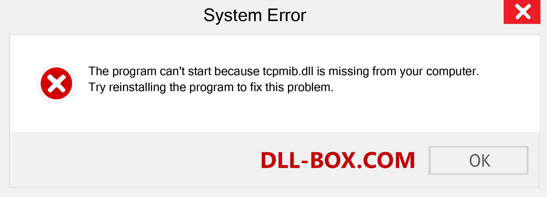 tcpmib.dll file is missing?. Download for Windows 7, 8, 10 - Fix  tcpmib dll Missing Error on Windows, photos, images